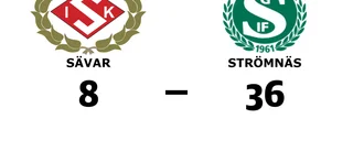 Målfest för Strömnäs borta mot Sävar