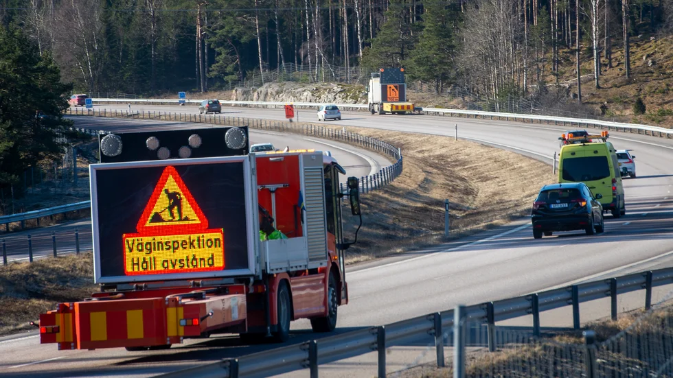 
Flera vägarbeten pågår under tisdagen.