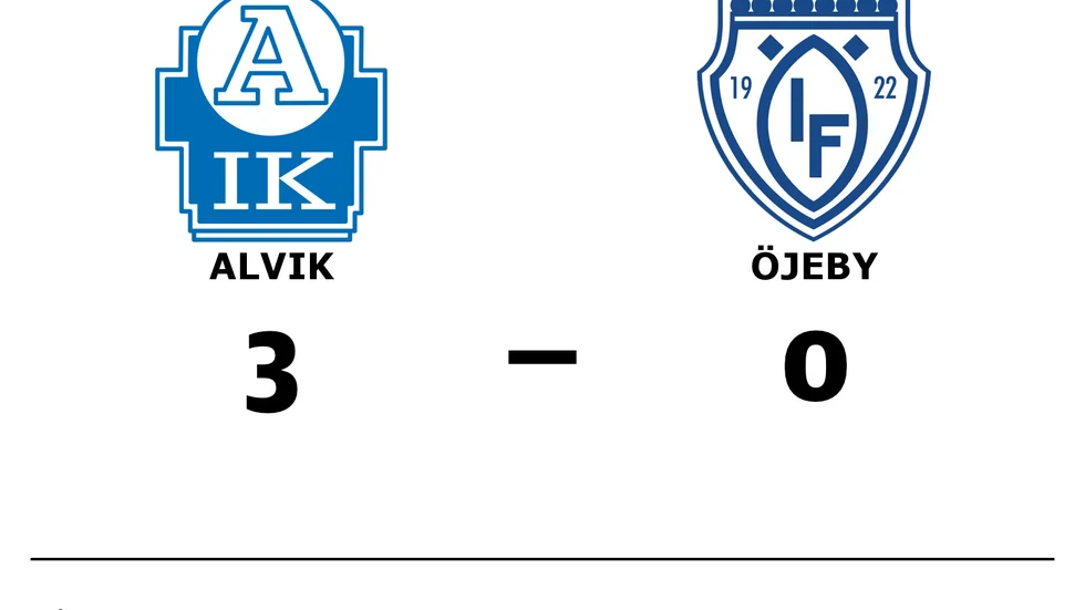 Alviks IK vann mot Öjeby IF