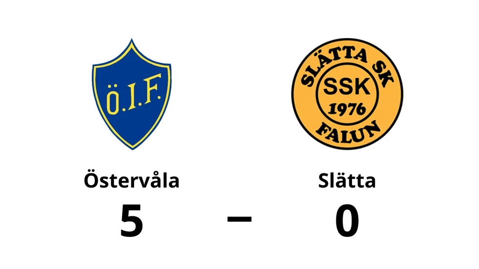 Östervåla vann mot Slätta SK