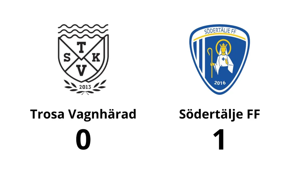 Trosa-Vagnhärad SK förlorade mot Södertälje FF