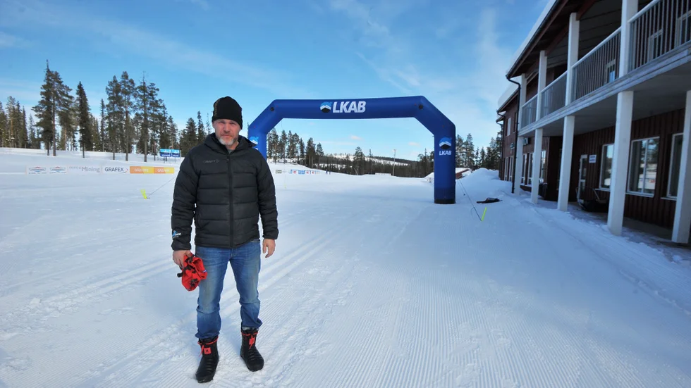 Mats Eklund, verksamhetschef Sportevent Gellivare, ser fram mot helgens tävlingar runt Dundret.