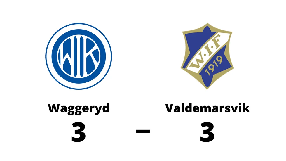 Waggeryds IK spelade lika mot Valdemarsviks IF