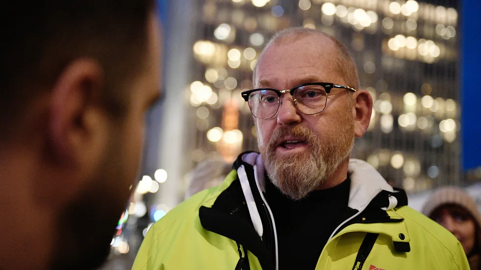 Byggnads förbundsordförande Johan Lindholm föreslås som ny ordförande för LO. Arkivbild.