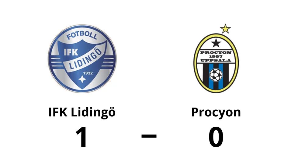 IFK Lidingö FK vann mot Procyon BK