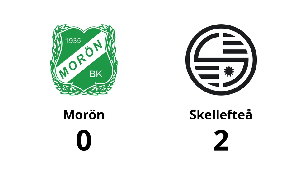 Morön BK förlorade mot Skellefteå FF