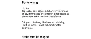 Swishade 8 000 för telefon – lurad på Blocket