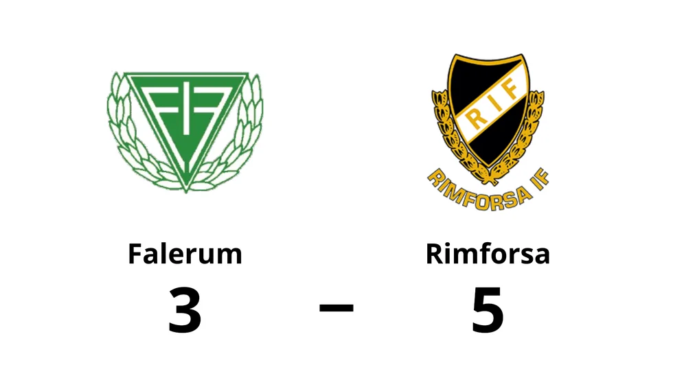 Falerums IF förlorade mot Rimforsa
