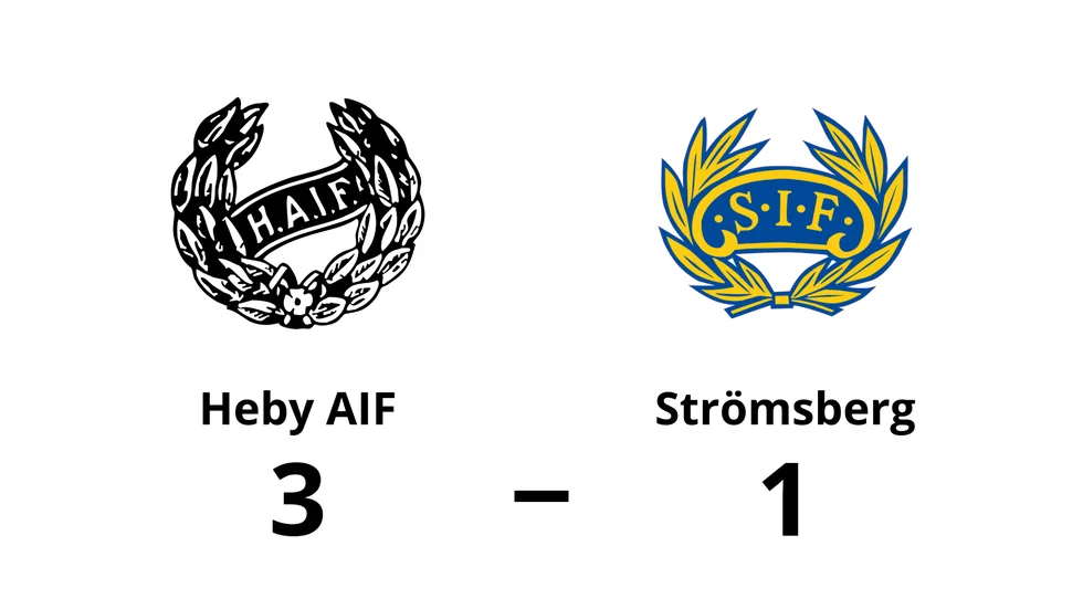 Heby AIF vann mot Strömsbergs IF