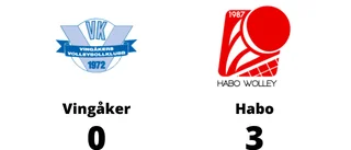 Vingåker föll i första matchen mot Habo