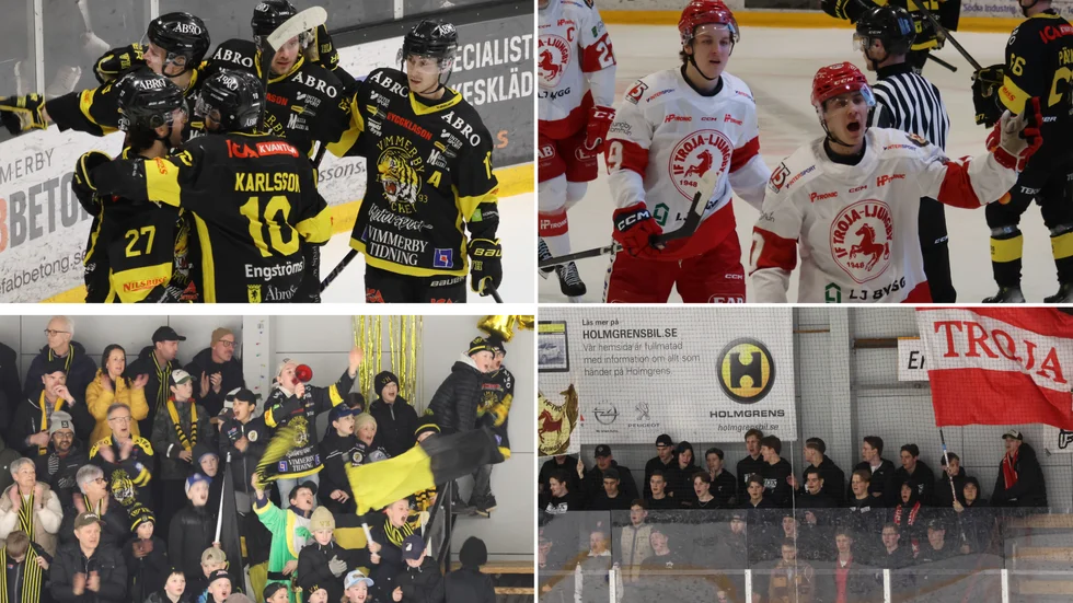 Det blev en rafflande kamp med häftig inramning mellan Vimmerby och Troja i lördags. Matchserien känns fortfarande helt öppen inför kvällens andra möte.