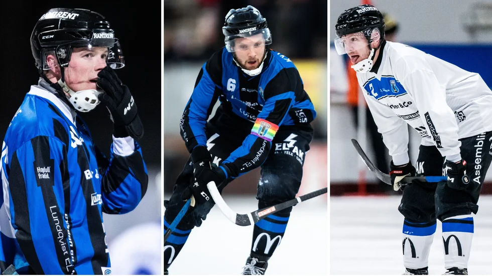 Trion som enligt UNT:s uppgifter är klar för Sirius nästa säsong: Fr v: Sune Gustafsson, David Thorén och Stefan Kröller .