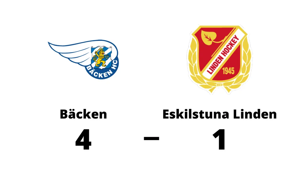 Bäcken vann mot Eskilstuna Linden
