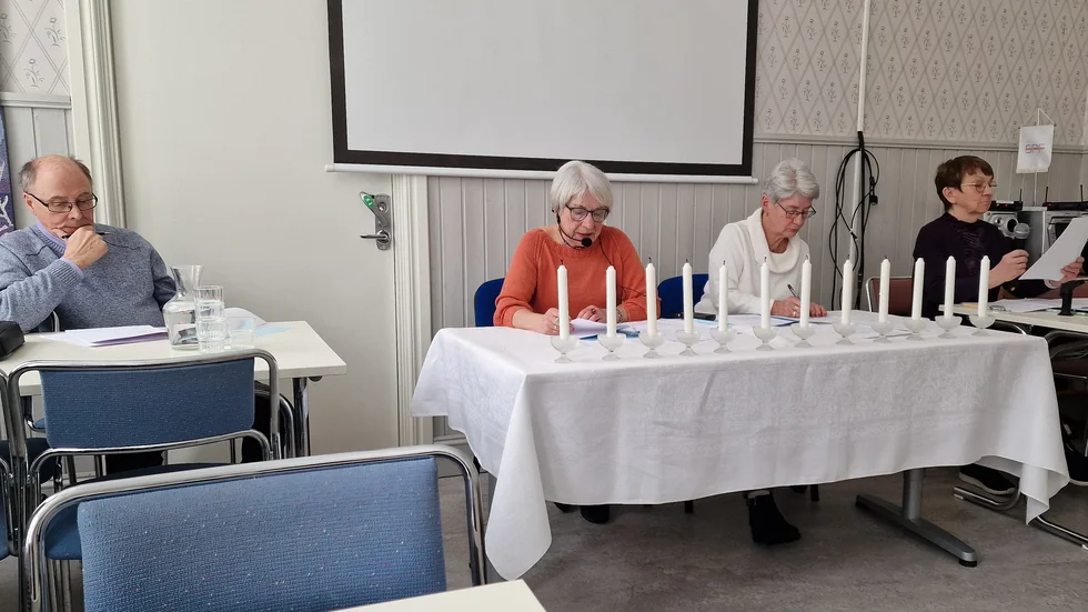 Kjell Henriksson, Margaretha Wikström, Carin Sundström och Nanny Öryd.