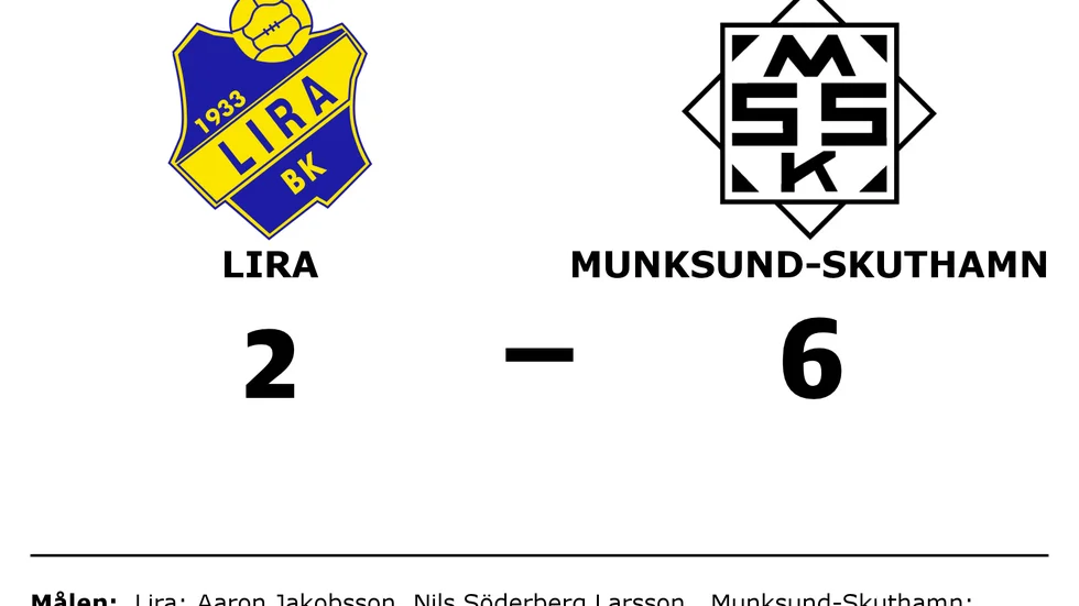 Lira BK förlorade mot Munksund/Skuthamns SK