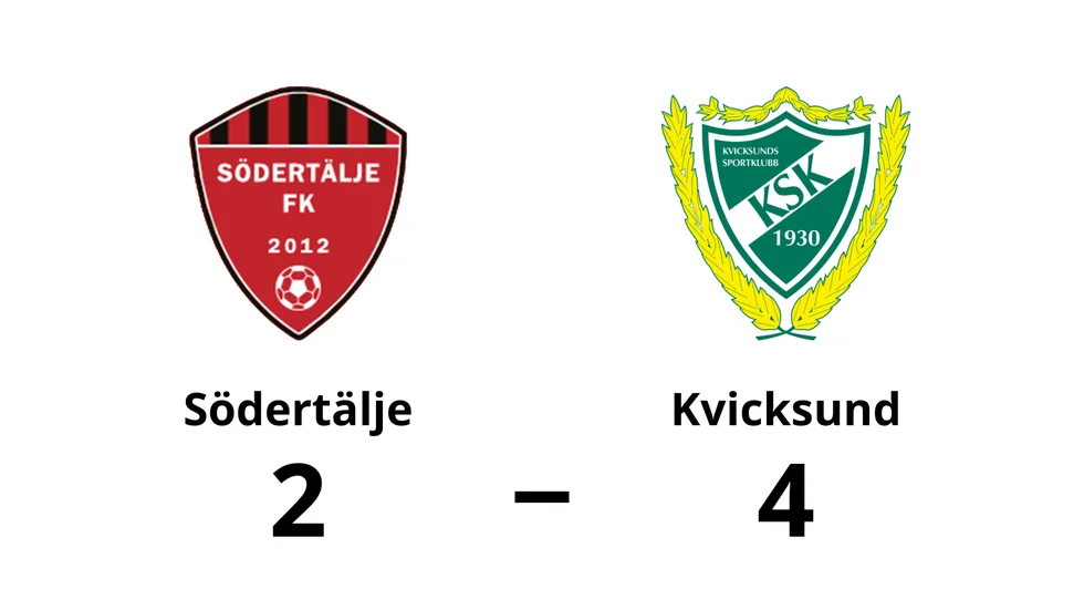 Södertälje FK förlorade mot Kvicksunds SK