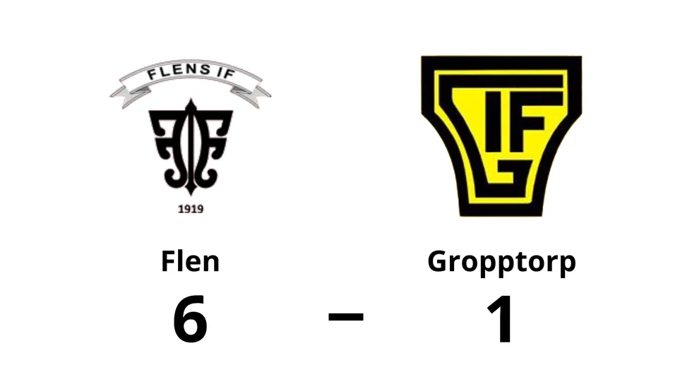 Flens IF vann mot Gropptorps IF