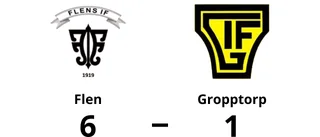 Flen äntligen segrare igen efter vinst mot Gropptorp