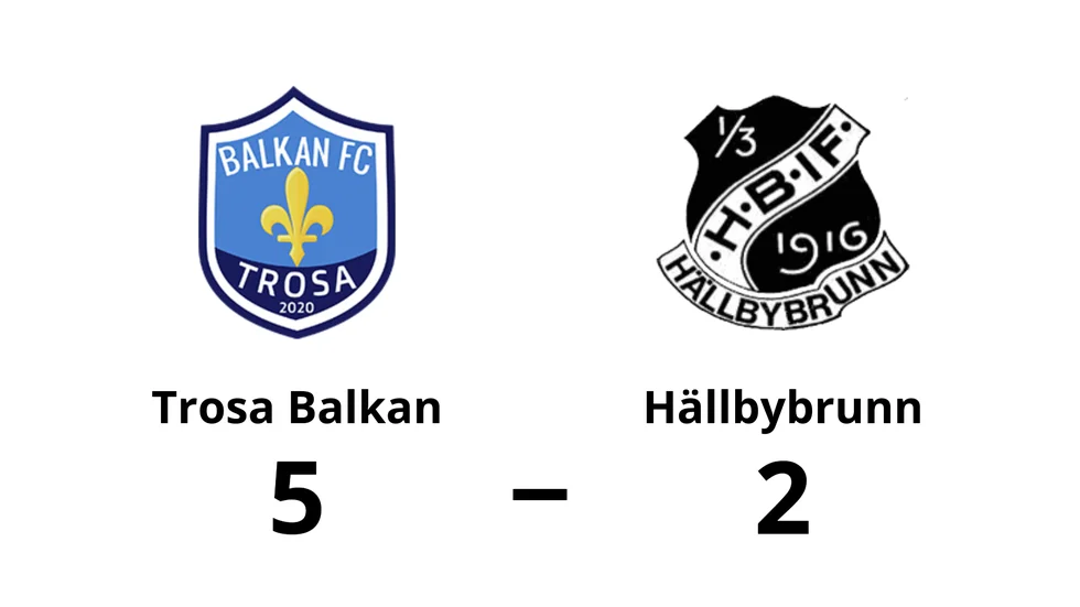 Trosa Balkan FC vann mot Hällbybrunns IF