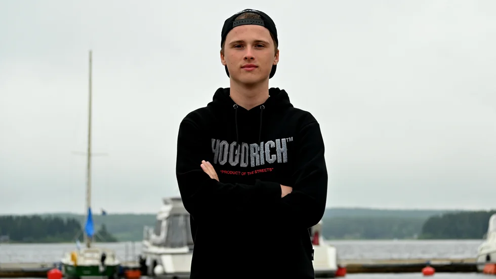 Oliver Degerfält gjorde två mål mot Öjebyn. 