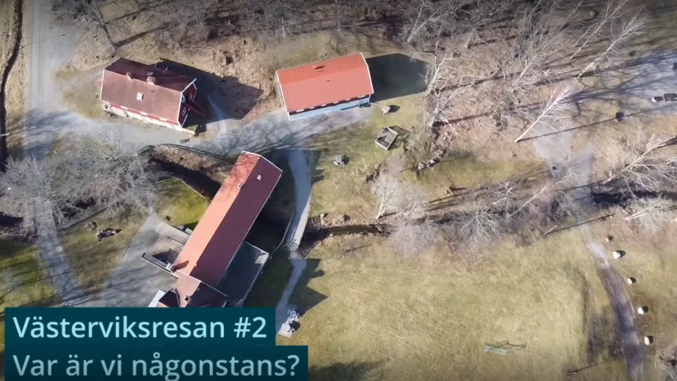 Filmen i Västerviksresan #2 inleddes med den här vyn.