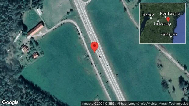 Trasig personbil påverkar framkomligheten