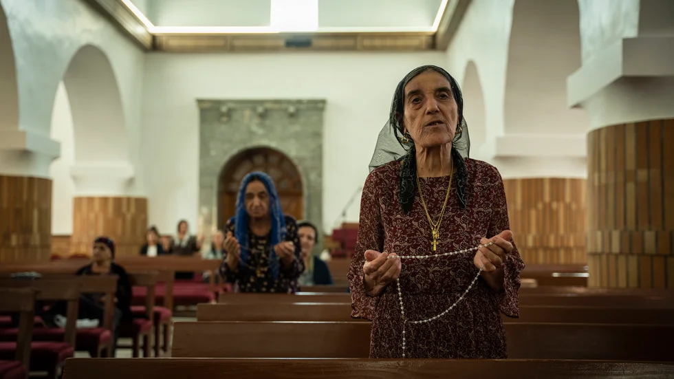 En kyrka i norra Irak. På 20 år har den kristna befolkningen nästan helt försvunnit.