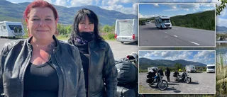 Varmast i landet – då semestrar de på motorcykel längs fjällvägen