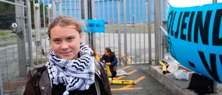 Greta Thunberg blockerar norsk gasterminal