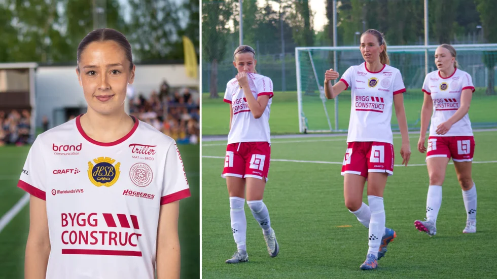 Tekla Höckert (vänster) och IK Uppsala Fotboll kunde inkassera tre ytterligare poäng under söndagen.