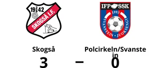 Stark första halvlek räckte för Skogså