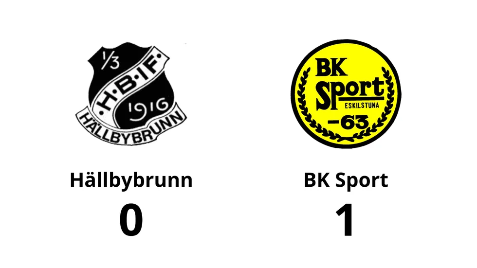 Hällbybrunns IF förlorade mot BK Sport