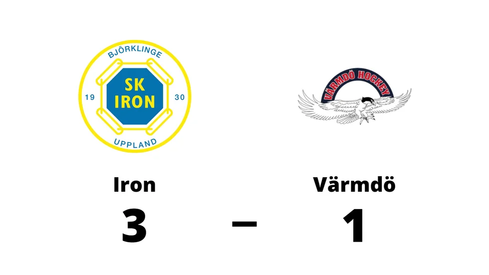 SK Iron Hockey vann mot Värmdö HC