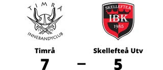 Dålig start sänkte Skellefteå Utv mot Timrå
