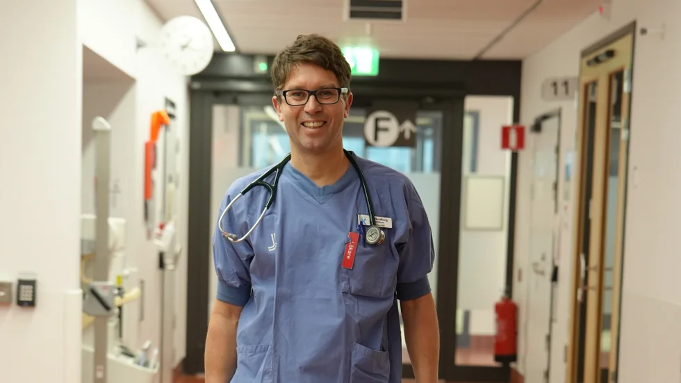Per Nordberg, överläkare på Thoraxintensiven på Karolinska sjukhuset och docent vid Karolinska Institutet.