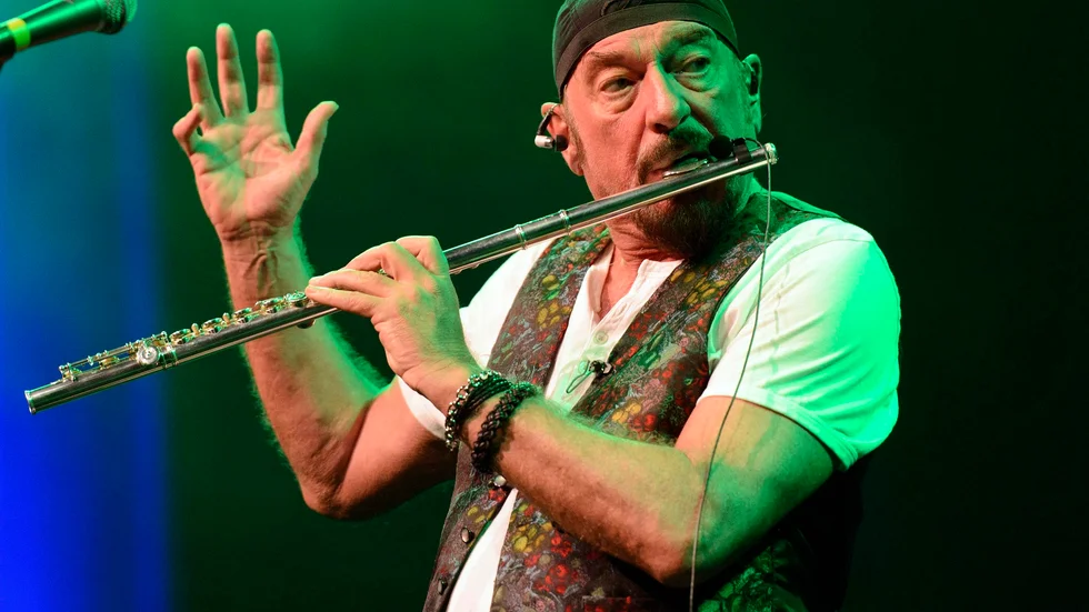 Ian Anderson har ända sedan starten 1968 varit Jethro Tulls frontfigur, här på en bild från jazzfestivalen i Montreux 2012.