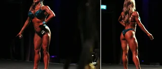 Sandra siktar på guld – i paljettbikini och X-formad kropp
