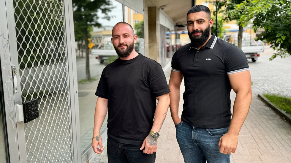 Wisam Habbal och Mahdi Kredi  från Flen öppnar butiken Never closed, granne med Pinchos i Katrineholm.