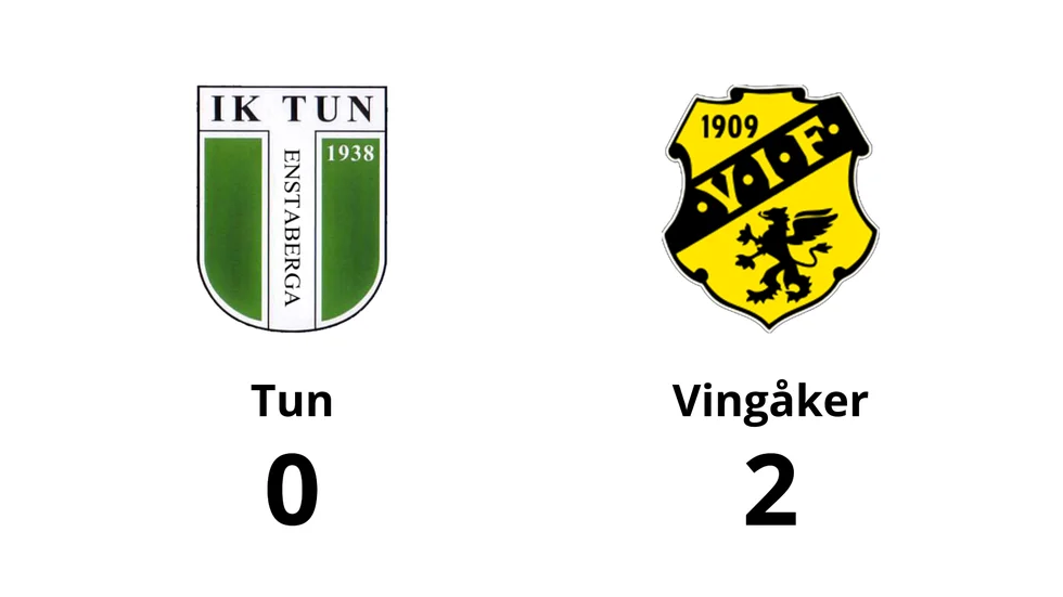 IK Tun förlorade mot Vingåkers IF