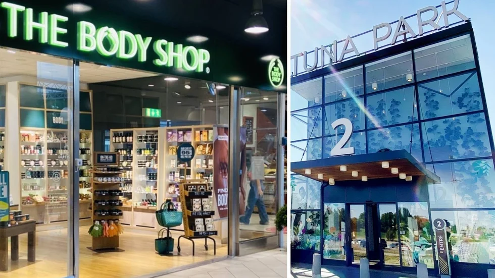 Body Shop på Tuna Park är en av de cirka 30 butiker som kedjan drivit i egen regi. 