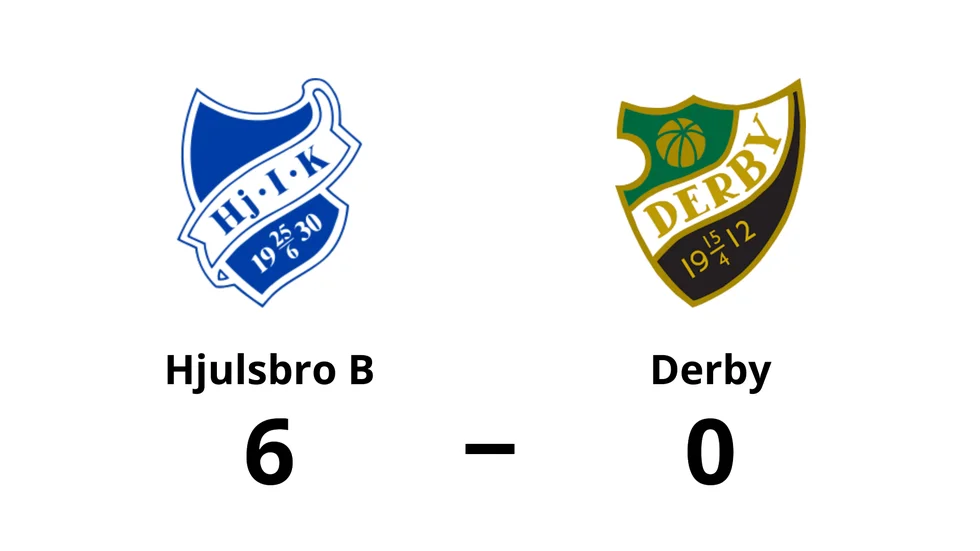 Hjulsbro IK B vann mot BK Derby
