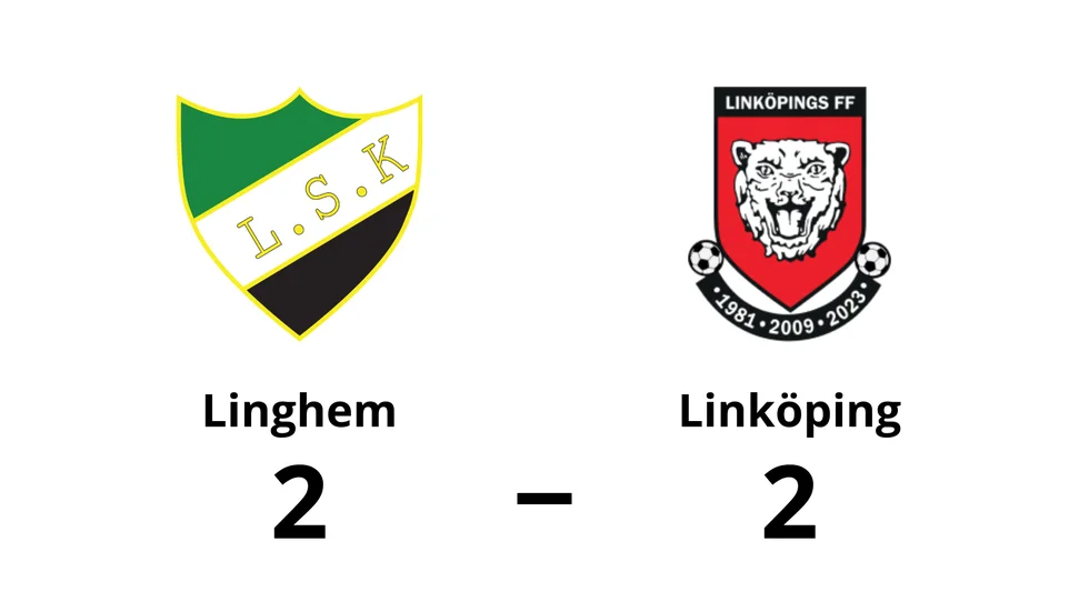 Linghems SK spelade lika mot Linköpings FF