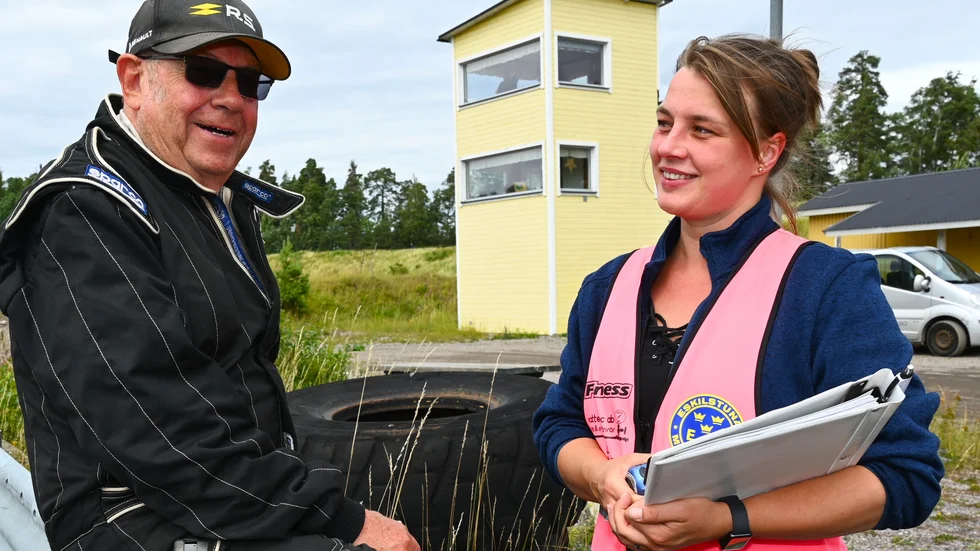 Kjell Eriksson agerade bollplank till EMK nya tävlingsledare Madelene Winteqvist som gjorde ett starkt jobb.