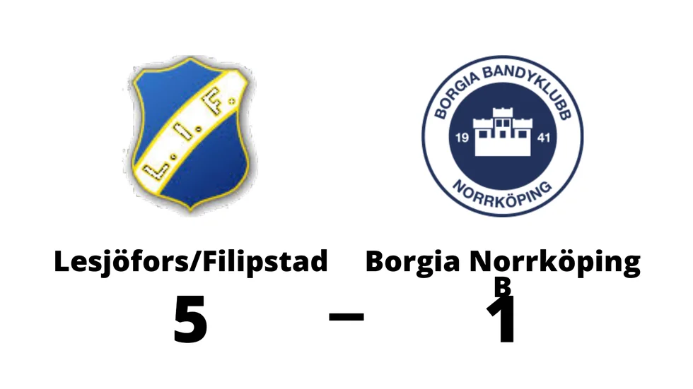 Lesjöfors IF/Filipstad BF vann mot Borgia Norrköping BK