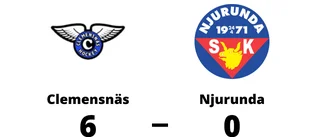 Storseger för Clemensnäs hemma mot Njurunda