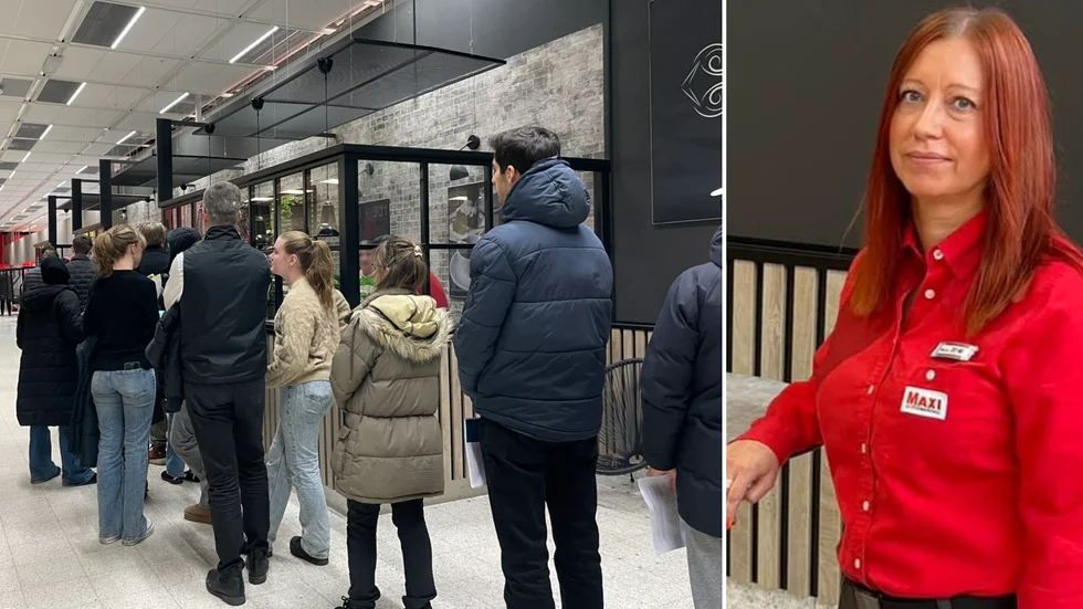 Många fick köa i flera timmar när Skiftingebutiken sökte personer att anställa inför sommaren. Marjo Schöldin är administrativ chef på Ica Maxi i Eskilstuna.