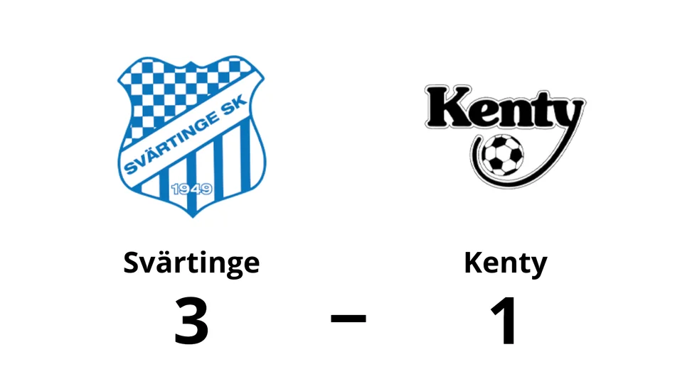 Svärtinge SK vann mot BK Kenty