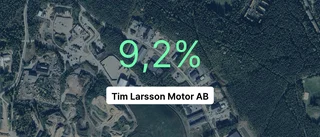 Vild tillväxt för Tim Larsson Motor AB - steg med 74,8 procent