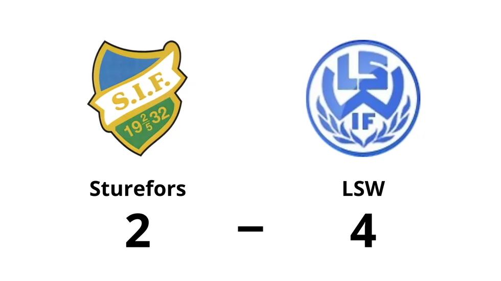 Sturefors IF förlorade mot LSW IF