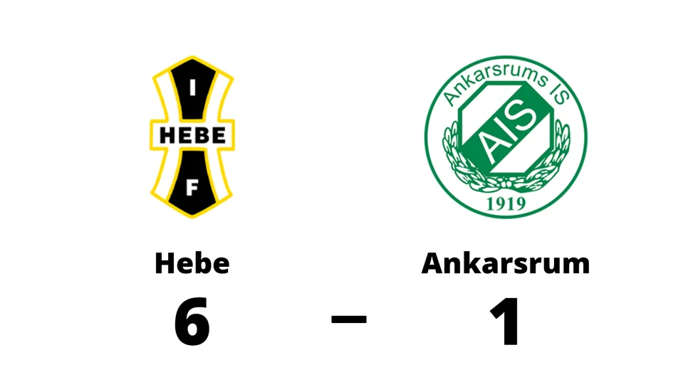 IF Hebe vann mot Ankarsrums IS